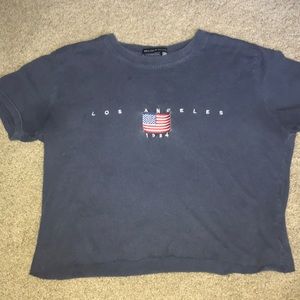 vintage cropped brandy melville top